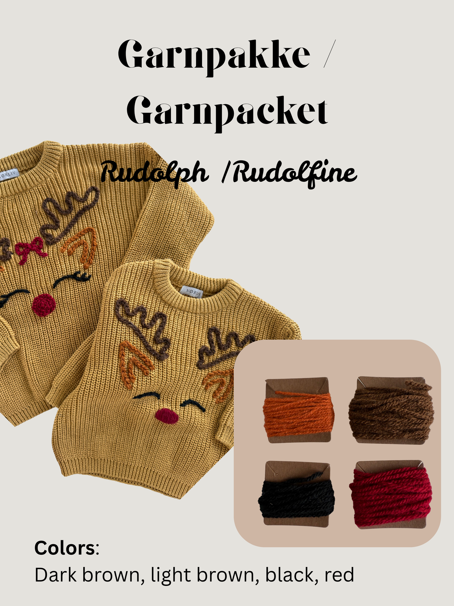 Garnpakke - Rudolph /Rudolfine