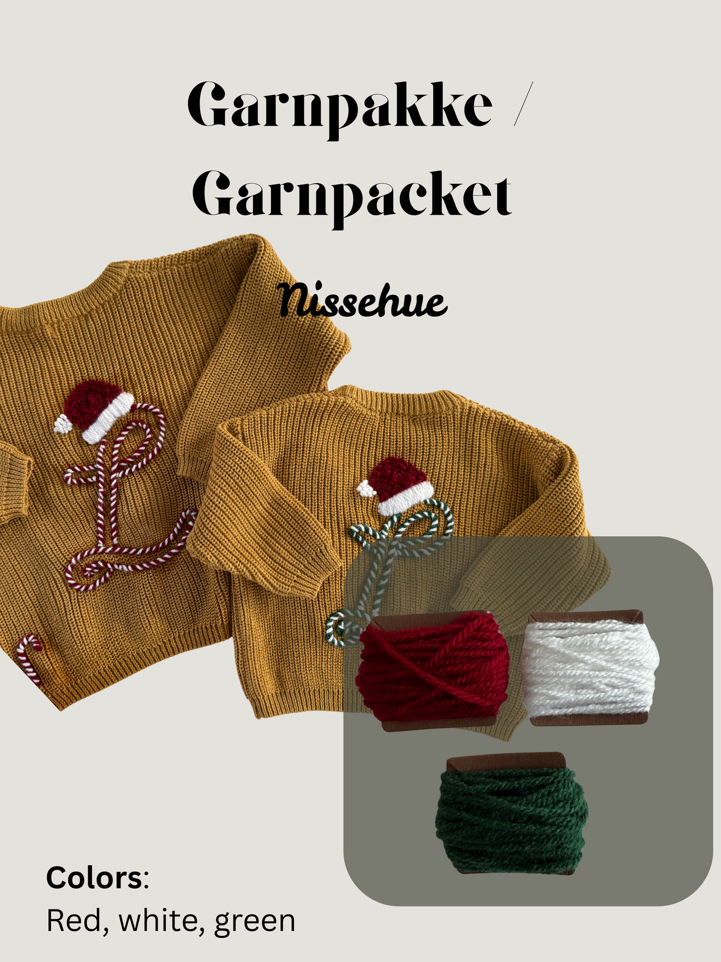 Garnpakke - Nissehue