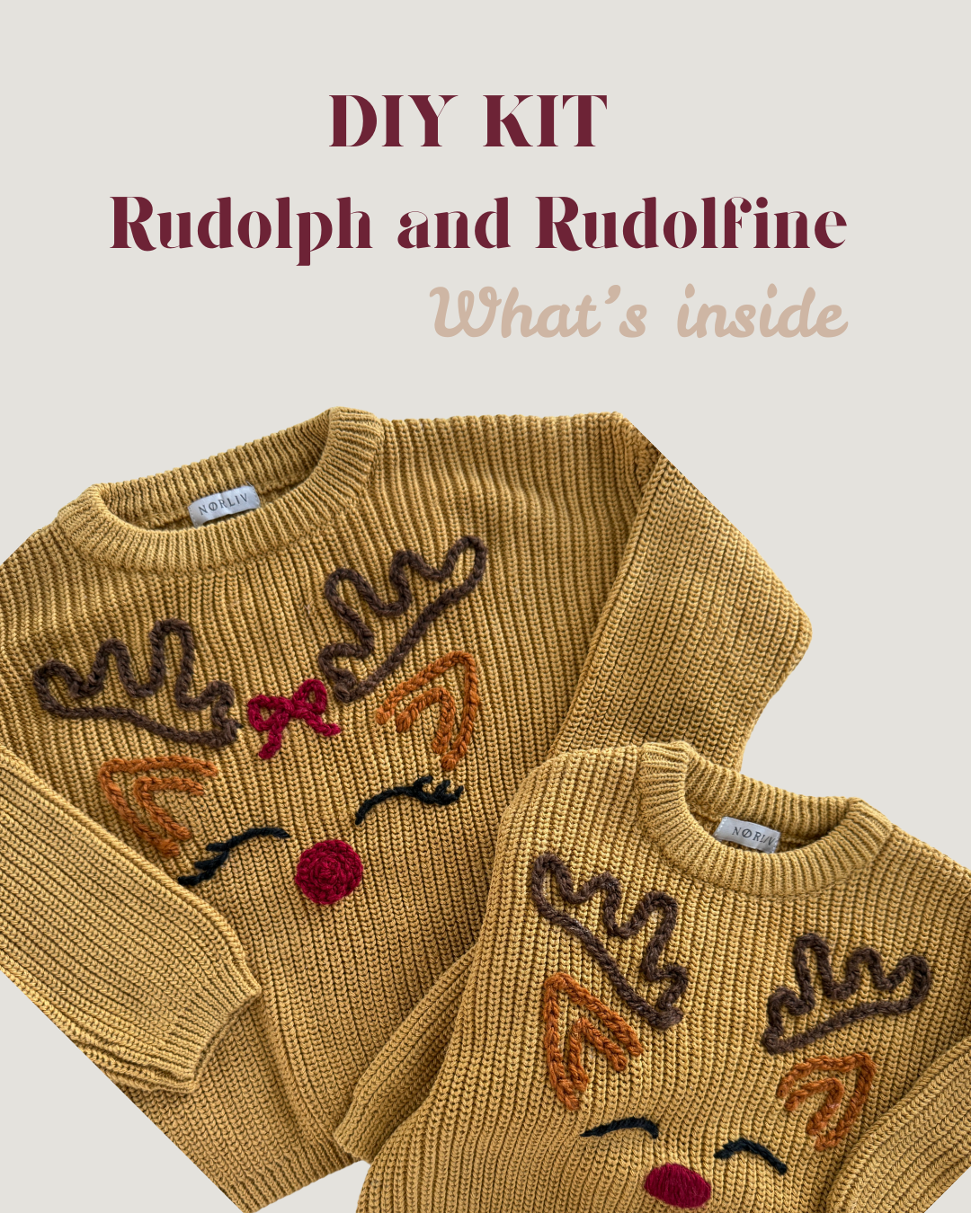 DIY kit - Rudolph/Rudolfine
