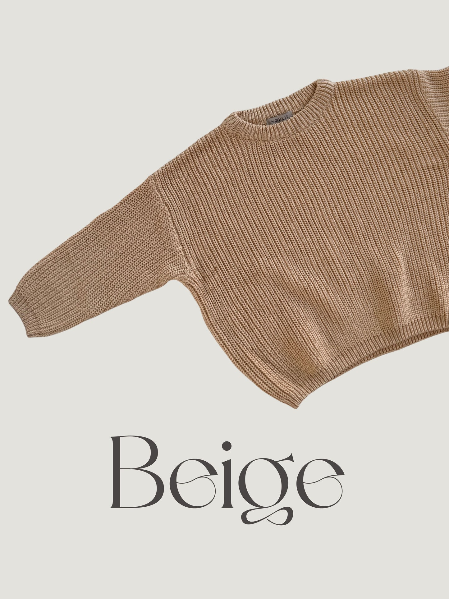 Bomuldssweater (uden broderi)