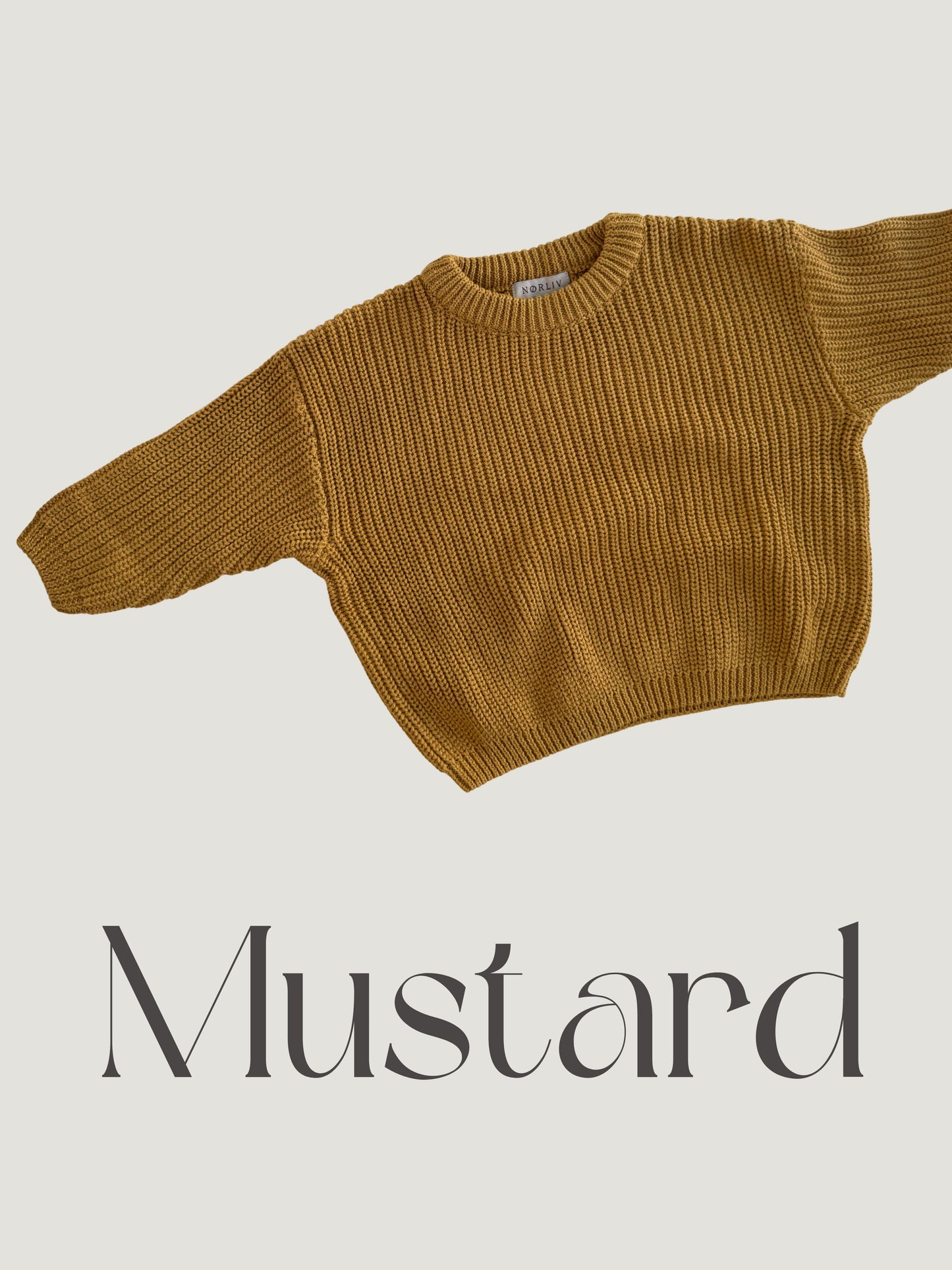 Bomuldssweater (uden broderi)