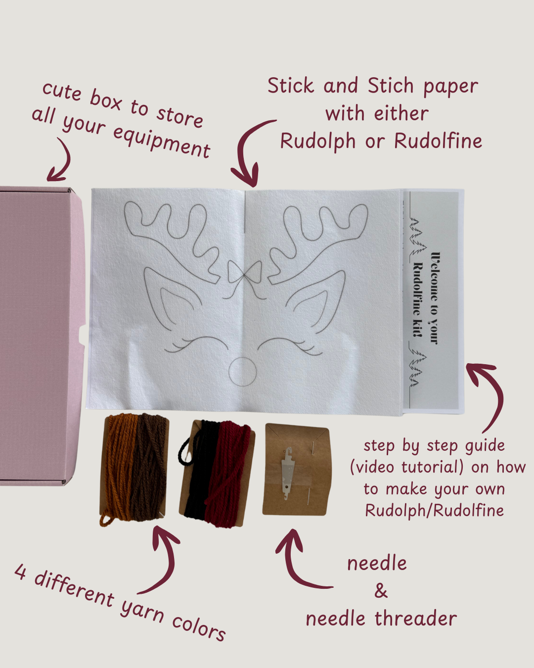 DIY kit - Rudolph/Rudolfine