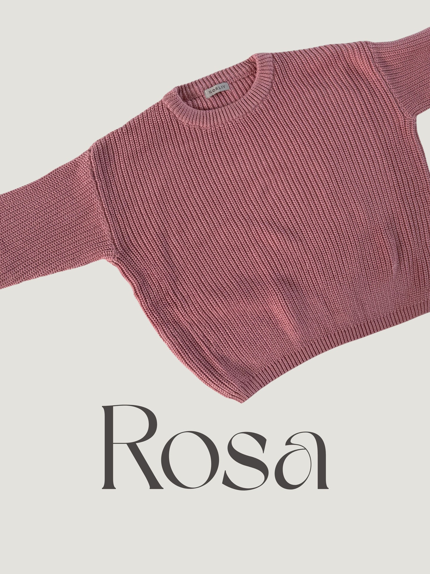 Bomuldssweater (uden broderi)