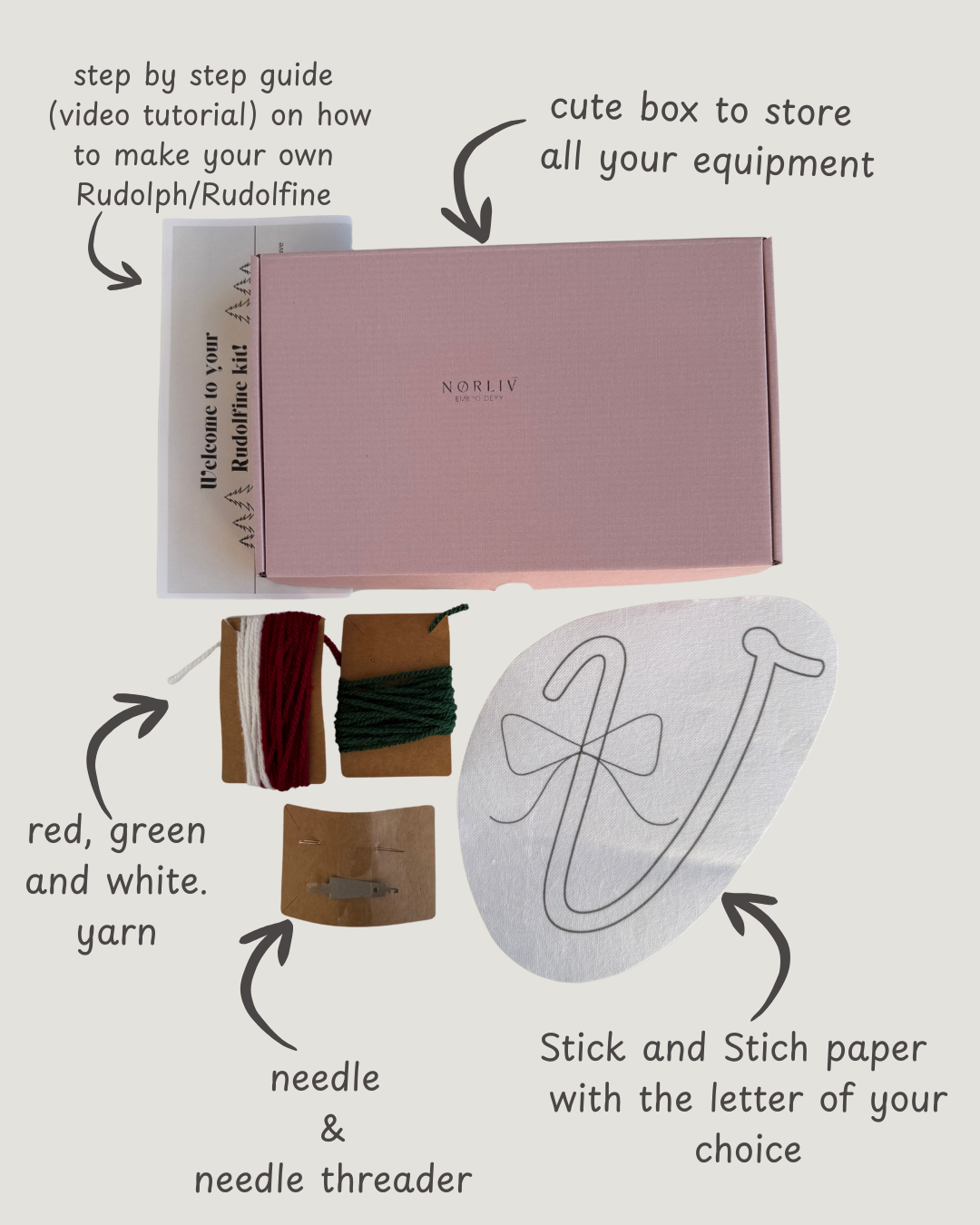 DIY kit - julesløjfe