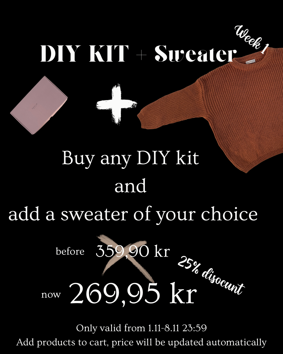 DIY Kit - Blomster bogstav