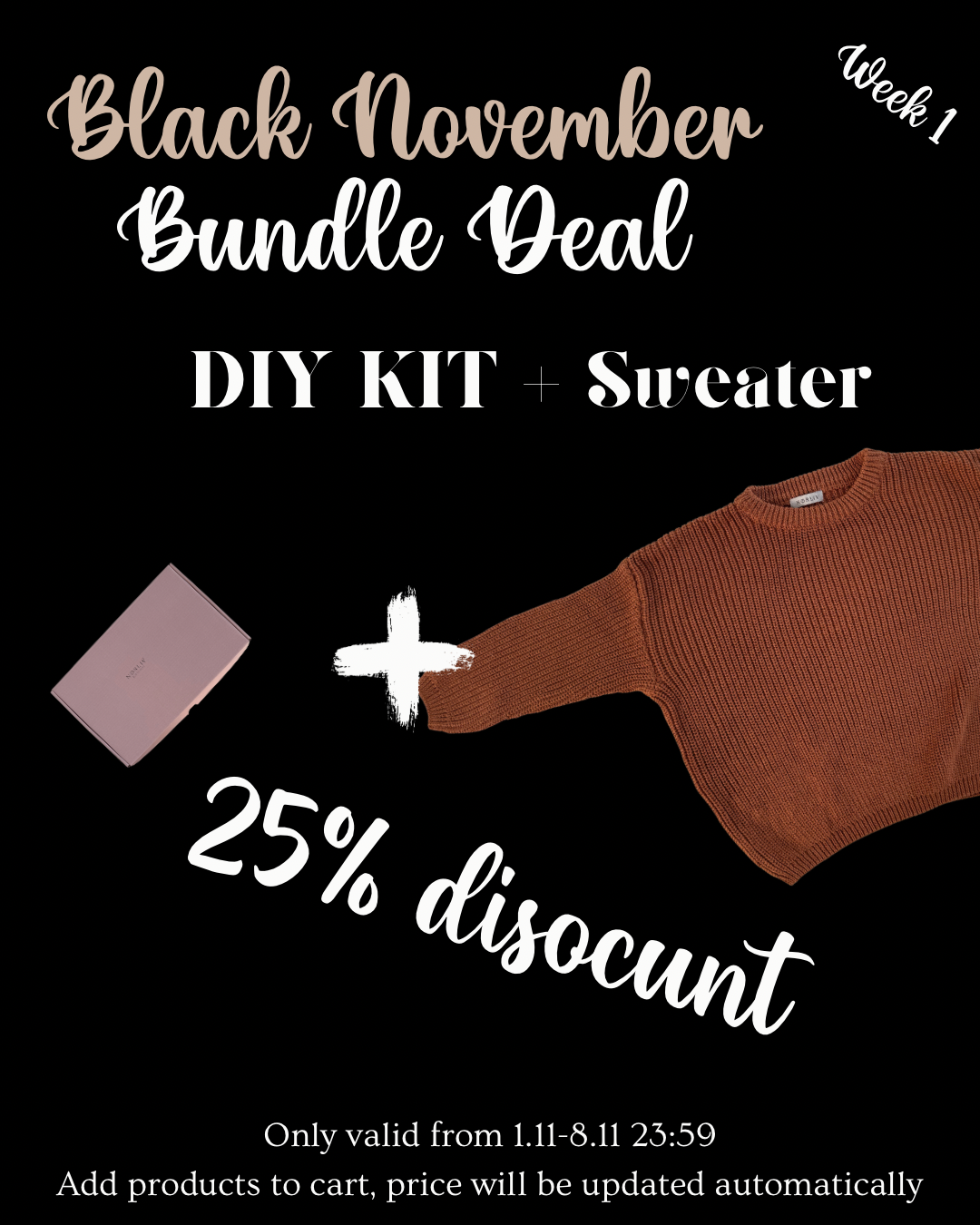 DIY Kit - Blomster bogstav