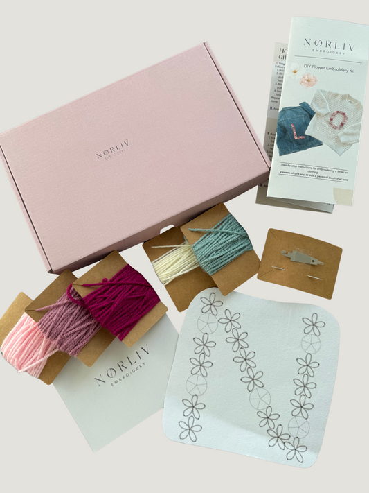 DIY Kit - Blomster bogstav